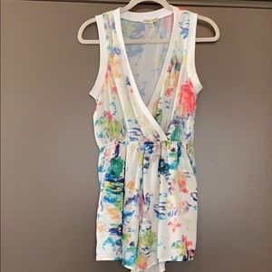 Australian Watercolor Romper